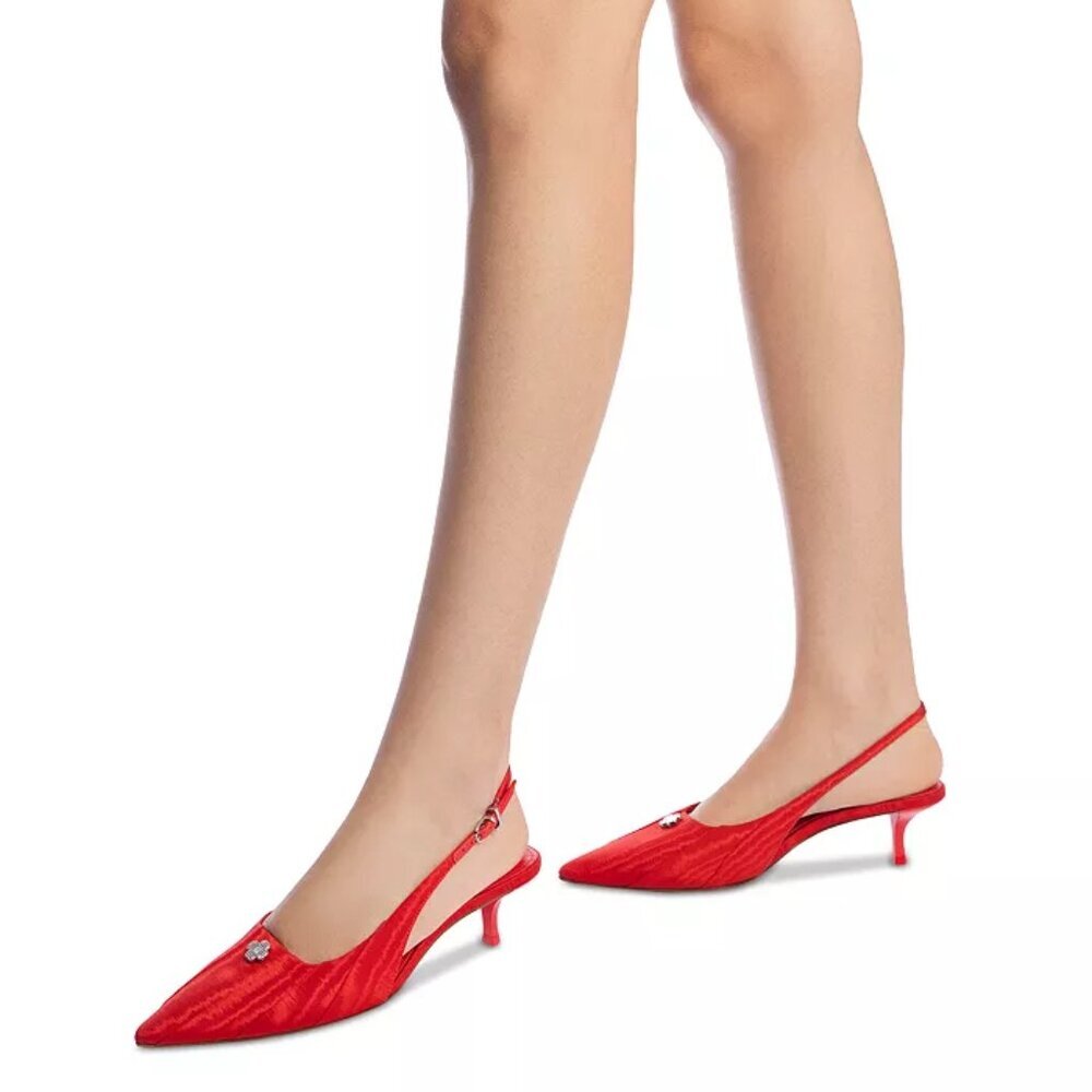 Larroude Maxine Pump In Red   Sz: 7 - Picture 2 of 13